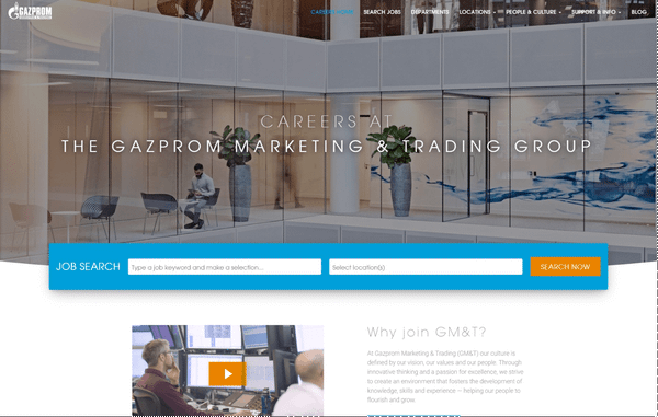 Gazprom Career Platform