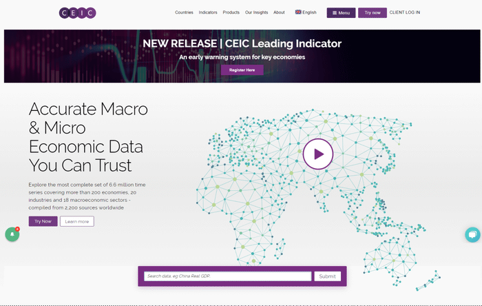 CEIC Data Case Study: Drupal 8 Platform for 125+ Economies
