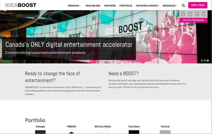 IdeaBoost Portal
