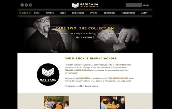 Magicana - Drupal Website