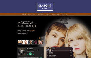 Slaight Music: Record Label Web Platform
