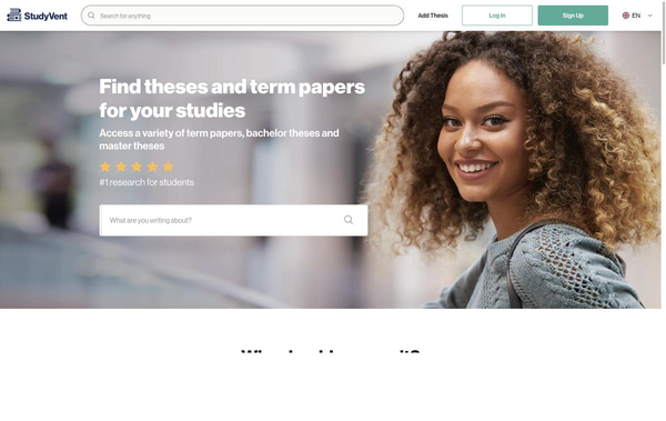 StudyVent: Student Research Marketplace